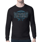 Starter Team Track Graphic Long Sleeve T-Shirt - Carolina Panthers T-shirts