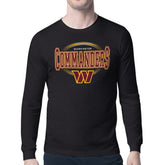Starter Team Track Graphic Long Sleeve T-Shirt - Washington Commanders T-shirts