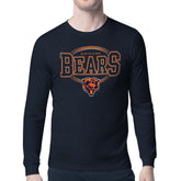 Starter Team Track Graphic Long Sleeve T-Shirt - Chicago Bears T-shirts