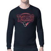 Starter Team Track Graphic Long Sleeve T-Shirt - Houston Texans T-shirts