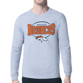 Starter Team Track Graphic Long Sleeve T-Shirt - Denver Broncos T-shirts