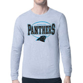Starter Team Track Graphic Long Sleeve T-Shirt - Carolina Panthers T-shirts