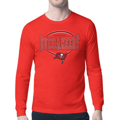 Starter Team Track Graphic Long Sleeve T-Shirt - Tampa Bay Buccaneers T-shirts