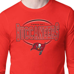 Starter Team Track Graphic Long Sleeve T-Shirt - Tampa Bay Buccaneers T-shirts