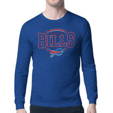 Starter Team Track Graphic Long Sleeve T-Shirt - Buffalo Bills T-shirts