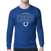 Starter Team Track Graphic Long Sleeve T-Shirt - Indianapolis Colts T-shirts