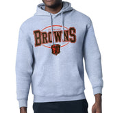 Starter Team Track Graphic Pullover Hoodie - Cleveland Browns Hoodies