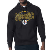 Starter Team Track Graphic Pullover Hoodie - Pittsburgh Steelers Hoodies