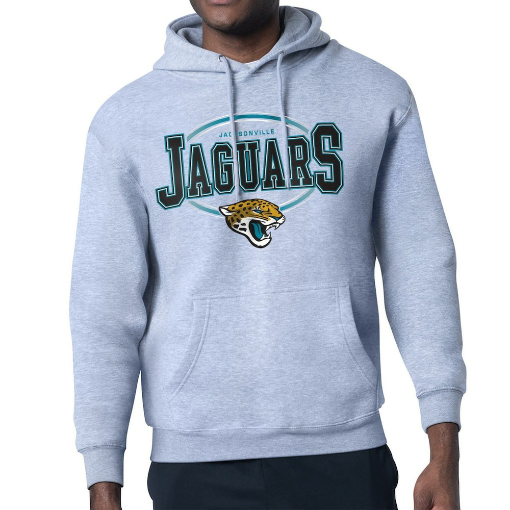 Starter Team Track Graphic Pullover Hoodie - Jacksonville Jaguars Hoodies