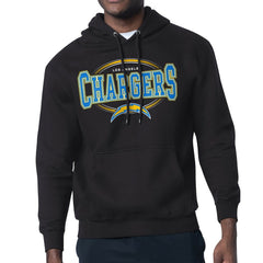 Starter Team Track Graphic Pullover Hoodie - Los Angeles Chargers Hoodies