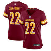 Jacory Croskey-Merritt Women's Team Game Jersey - Washington Commanders Jerseys