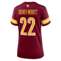 Jacory Croskey-Merritt Women's Team Game Jersey - Washington Commanders Jerseys