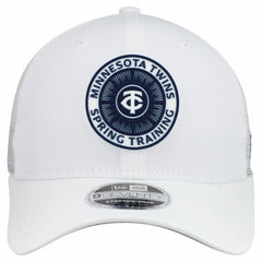 White Minnesota Twins New Era 2026 Spring Training Fan Pack 9SEVENTY Adjustable Trucker Hat