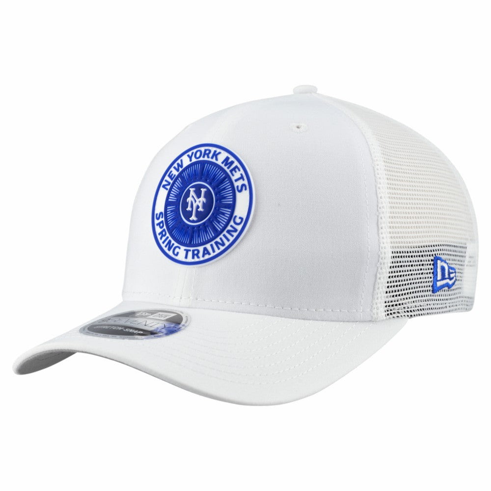 White New York Mets New Era 2026 Spring Training Fan Pack 9SEVENTY Adjustable Trucker Hat