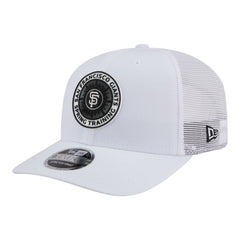 White San Francisco Giants New Era 2026 Spring Training Fan Pack 9SEVENTY Adjustable Trucker Hat