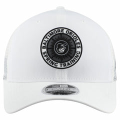 White Baltimore Orioles New Era 2026 Spring Training Fan Pack 9SEVENTY Adjustable Trucker Hat