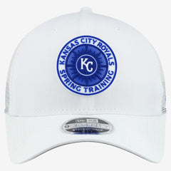White Kansas City Royals New Era 2026 Spring Training Fan Pack 9SEVENTY Adjustable Trucker Hat