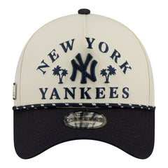 Cream New York Yankees New Era 2026 Spring Training Fan Pack Rope A-Frame 9FORTY Adjustable Hat