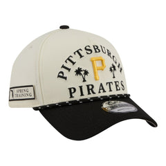 Cream Pittsburgh Pirates New Era 2026 Spring Training Fan Pack Rope A-Frame 9FORTY Adjustable Hat