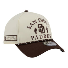 Cream San Diego Padres New Era 2026 Spring Training Fan Pack Rope A-Frame 9FORTY Adjustable Hat