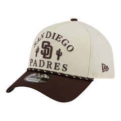 Cream San Diego Padres New Era 2026 Spring Training Fan Pack Rope A-Frame 9FORTY Adjustable Hat