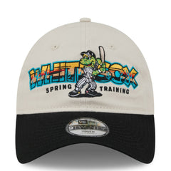 Stone/Black Chicago White Sox New Era Youth 2026 Spring Training Fan Pack Batter 9TWENTY Adjustable Hat