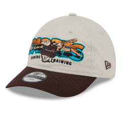 Stone/Brown San Diego Padres New Era Youth 2026 Spring Training Fan Pack Batter 9TWENTY Adjustable Hat