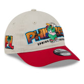Stone/Red Philadelphia Phillies New Era Youth 2026 Spring Training Fan Pack Batter 9TWENTY Adjustable Hat