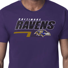 Starter Logo Push Graphic T-Shirt - Baltimore Ravens T-shirts