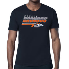 Starter Logo Push Graphic T-Shirt - Denver Broncos T-shirts