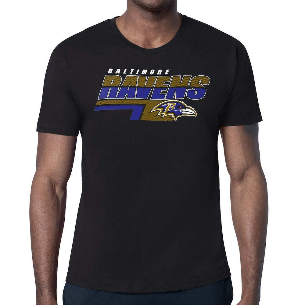 Starter Logo Push Graphic T-Shirt - Baltimore Ravens T-shirts