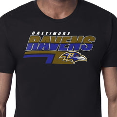 Starter Logo Push Graphic T-Shirt - Baltimore Ravens T-shirts