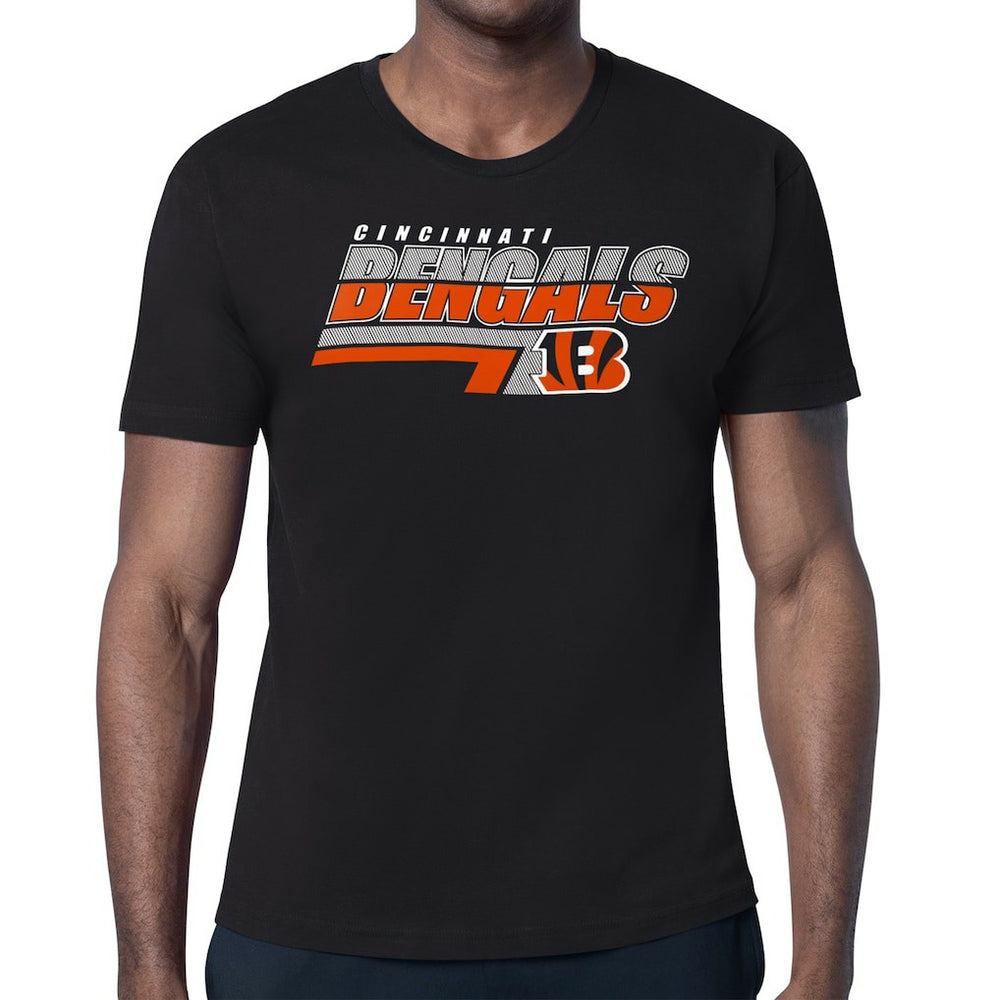 Starter Logo Push Graphic T-Shirt - Cincinnati Bengals T-shirts