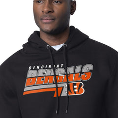 Starter Logo Push Graphic Hoodie - Cincinnati Bengals Hoodies