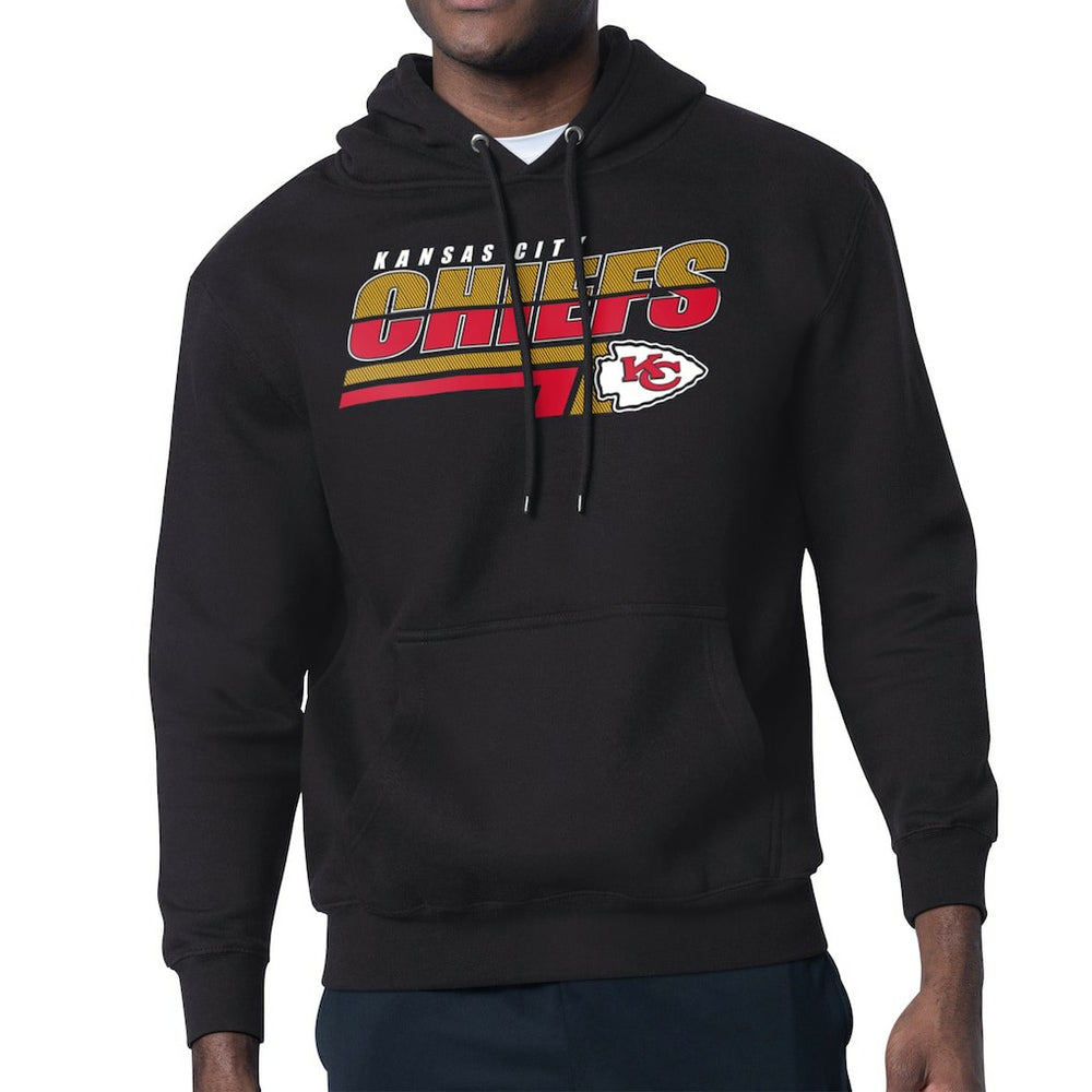 Starter Logo Push Graphic Hoodie - Kansas City Chiefs Hoodies