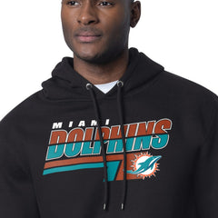 Starter Logo Push Graphic Hoodie - Miami Dolphins Hoodies