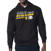 Starter Logo Push Graphic Hoodie - Pittsburgh Steelers Hoodies