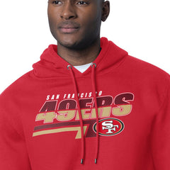 Starter Logo Push Graphic Hoodie - San Francisco 49ers Hoodies