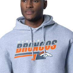 Starter Logo Push Graphic Hoodie - Denver Broncos Hoodies