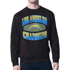 Starter Team Grit Graphic Fleece Pullover Sweatshirt - Los Angeles Chargers Pullover