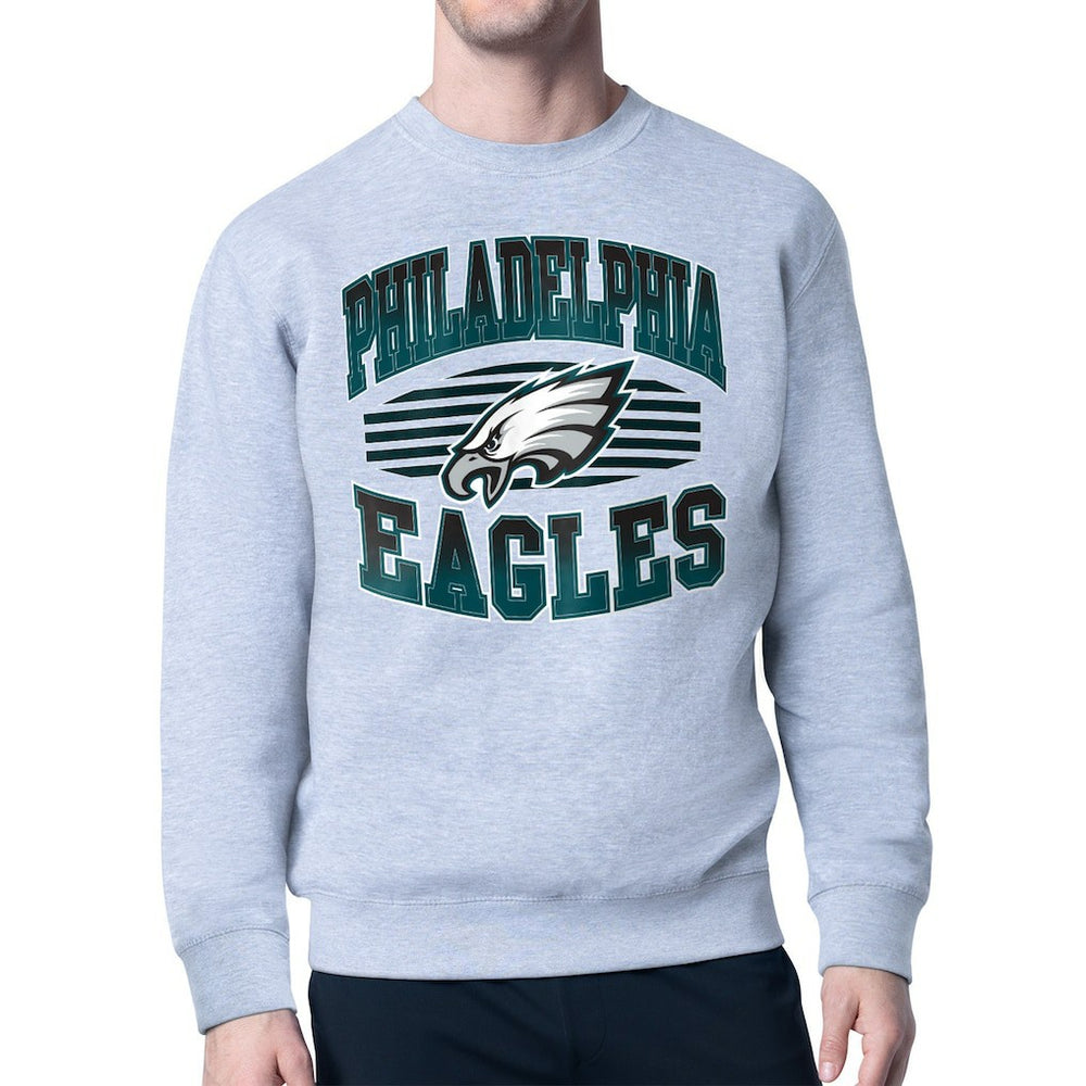 Starter Team Grit Graphic Fleece Pullover Sweatshirt - Philadelphia Eagles Pullover