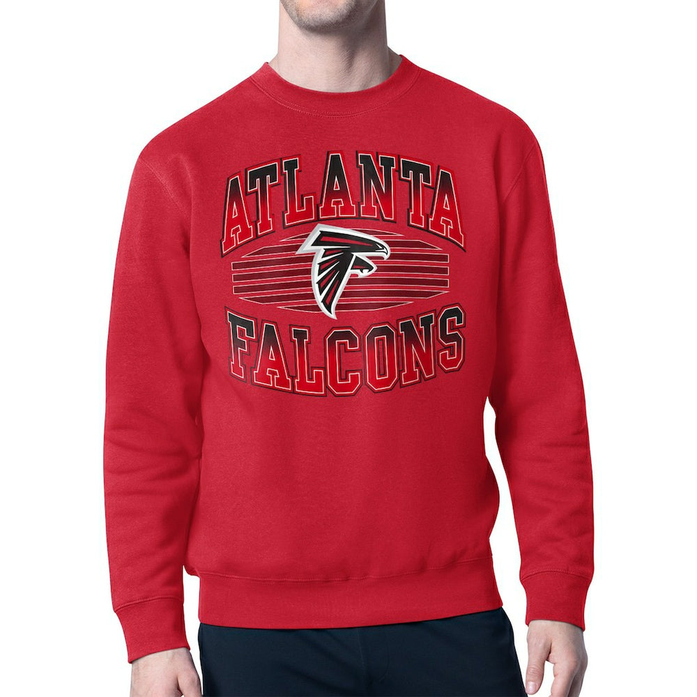 Starter Team Grit Graphic Fleece Pullover Sweatshirt - Atlanta Falcons Pullover