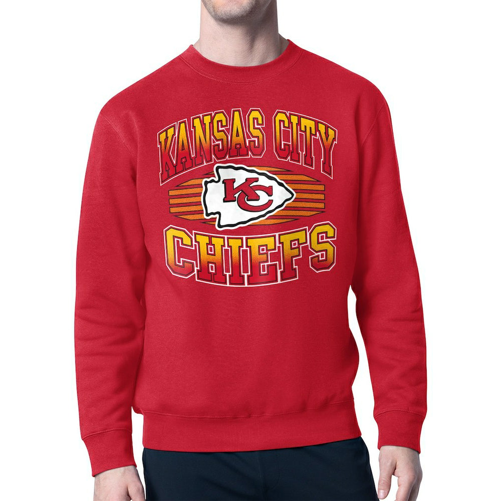 Starter Team Grit Graphic Fleece Pullover Sweatshirt - Kansas City Chiefs Pullover