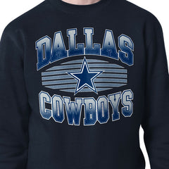 Starter Team Grit Graphic Fleece Pullover Sweatshirt - Dallas Cowboys Pullover