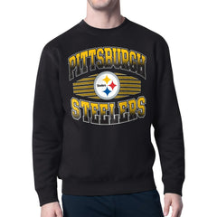 Starter Team Grit Graphic Fleece Pullover Sweatshirt - Pittsburgh Steelers Pullover