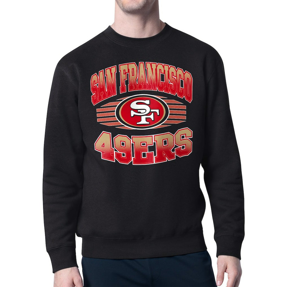 Starter Team Grit Graphic Fleece Pullover Sweatshirt - San Francisco 49ers Pullover