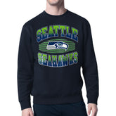 Starter Team Grit Graphic Fleece Pullover Sweatshirt - Seattle Seahawks Pullover