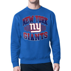 Starter Team Grit Graphic Fleece Pullover Sweatshirt - New York Giants Pullover