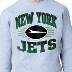 Starter Team Grit Graphic Fleece Pullover Sweatshirt - New York Jets Pullover