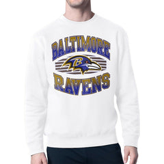 Starter Team Grit Graphic Fleece Pullover Sweatshirt - Baltimore Ravens Pullover